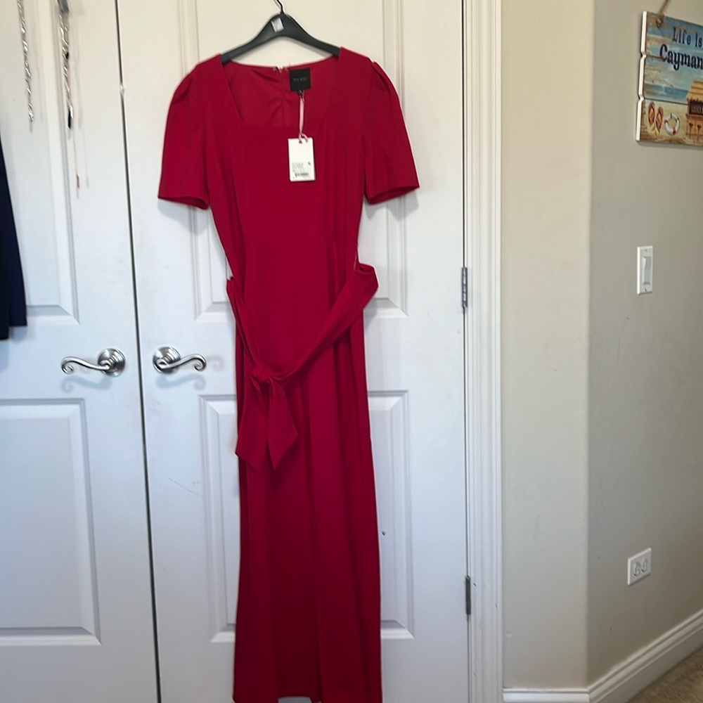 Alex Marie exquisite crimson women’s jumpsuit